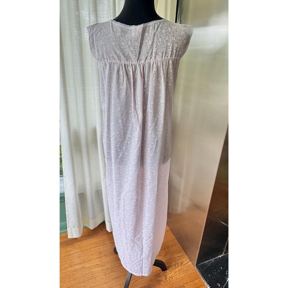 Vintage 1980s lingerie set, pink pastel, negligee & peignoir, long - Picture 5 of 10